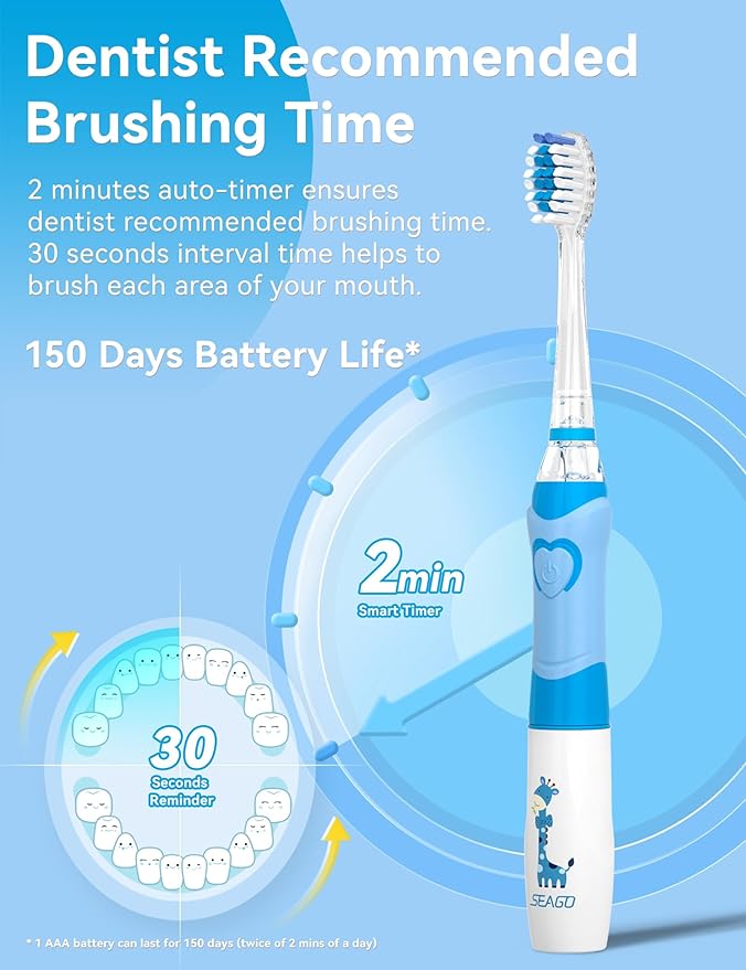 SEAGO Kids Electric Toothbrush - Image 5