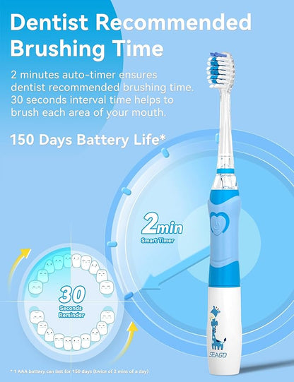 SEAGO Kids Electric Toothbrush - Image 5