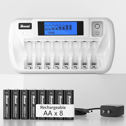 BONAI Rechargeable AA Batteries by BONAI