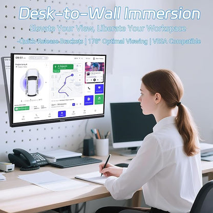 Touchscreen Gaming Monitor 27 Inch 4K UHD IPS Computer Monitor, Ultra-Thin Bezel - Image 4