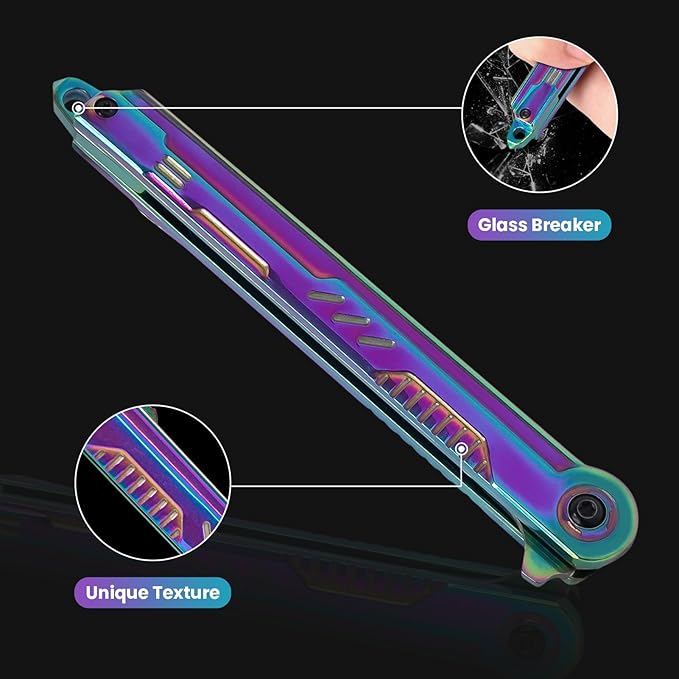 Rainbow Pocket Knife for Men & Women - Image 3