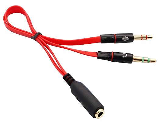 zdyCGTime 3.5mm AUX Headphone Y Splitter Cable 4-Pole 3.5mm AUX Female to - Image 4