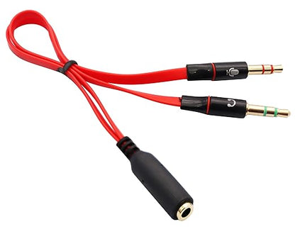 zdyCGTime 3.5mm AUX Headphone Y Splitter Cable 4-Pole 3.5mm AUX Female to - Image 4