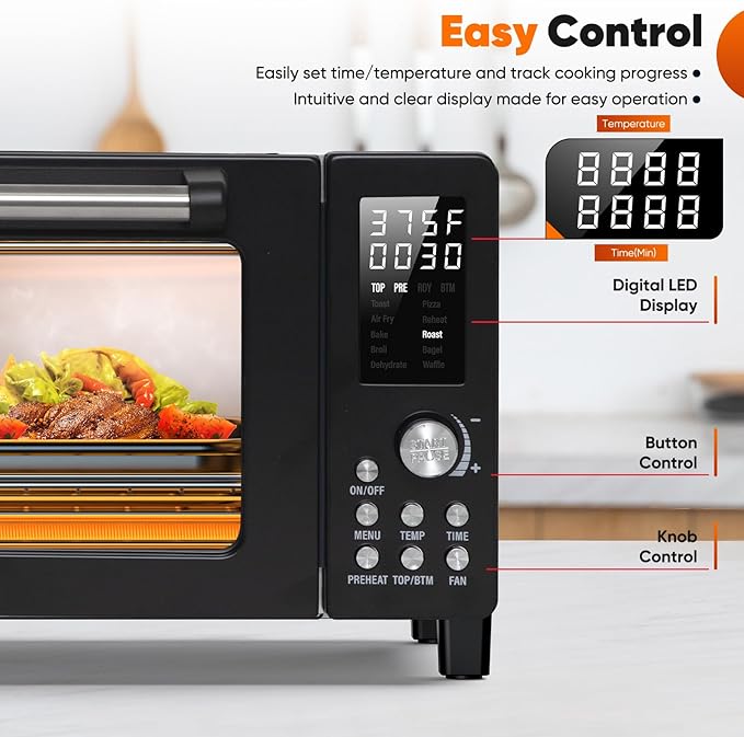 Nuwave Bravo Pro Convection Air Fryer Toaster Oven Combo, 2025 New and Improved - Image 5