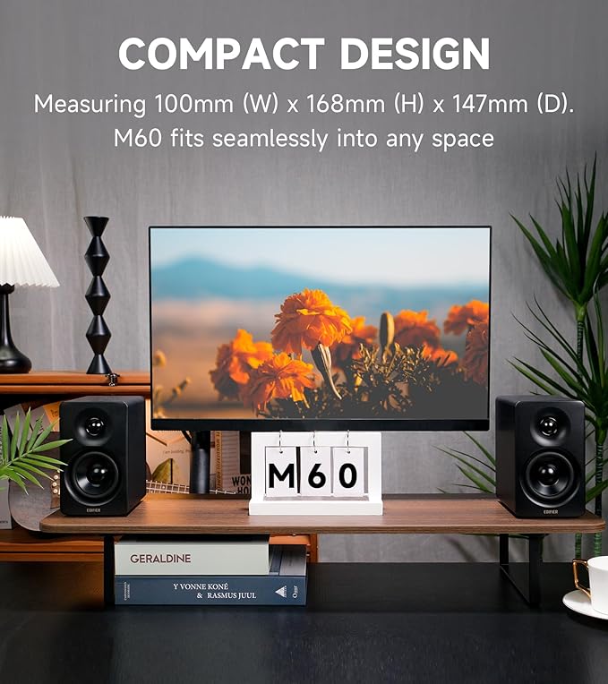 Edifier M60 Multimedia Speaker Bluetooth 5.3, 66W RMS, Hi-Res Audio & Hi-Res - Image 3