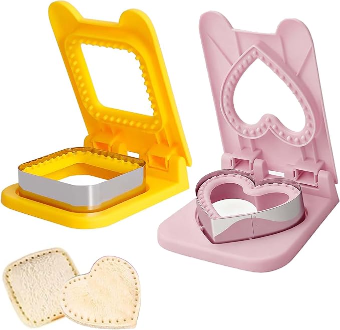 4 Pcs Shaped Sandwich Makers, Sandwich Cutter & Sealer - Image 3