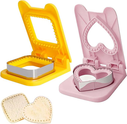 4 Pcs Shaped Sandwich Makers, Sandwich Cutter & Sealer - Image 3