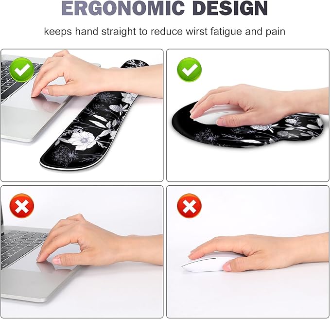 Gaming Mouse Pad, Large Desk Mat, Cute Desk Pad Protector, 4in1 XXL Mousepad + - Image 3