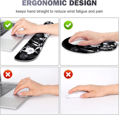 Gaming Mouse Pad, Large Desk Mat, Cute Desk Pad Protector, 4in1 XXL Mousepad + - Image 3