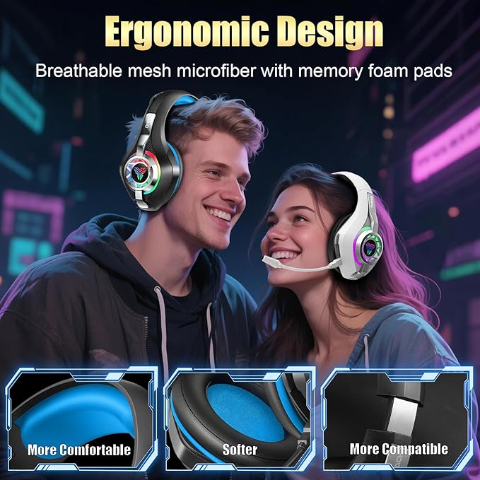 Ordtop 2.4GHz Wireless Gaming Headsets - Image 6