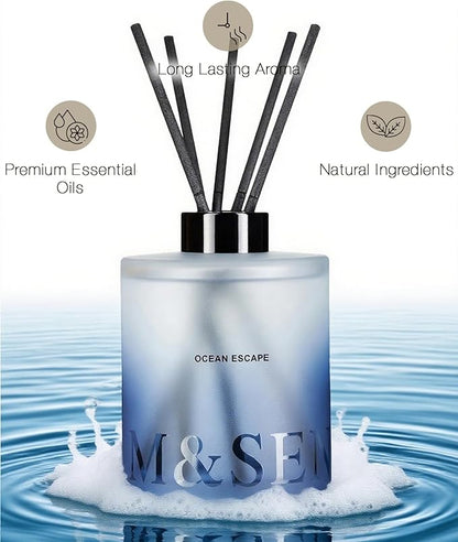 M&SENSE Ocean Escape Reed Diffuser Set - Image 3