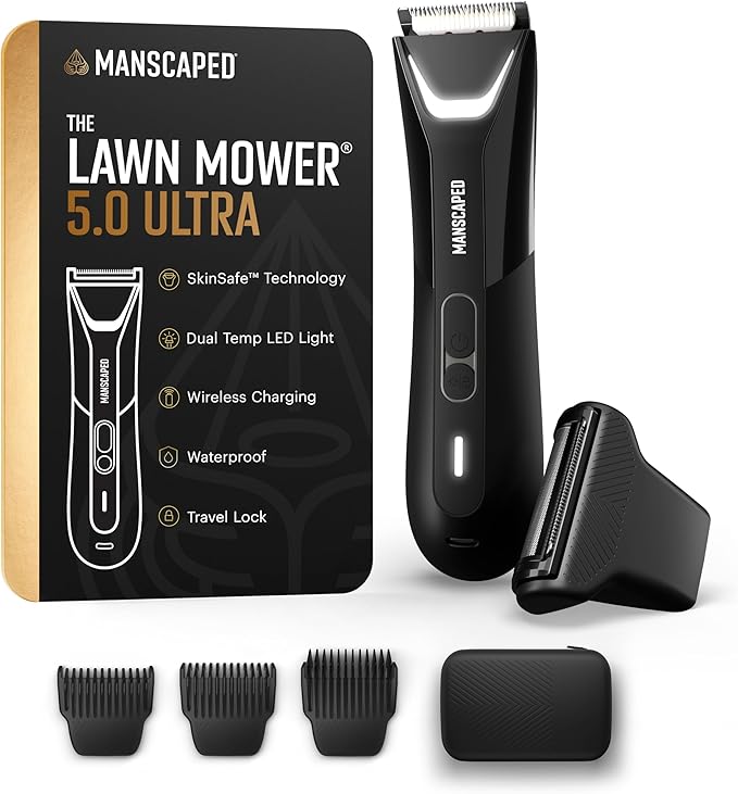 MANSCAPED® The Lawn Mower® 5.0 Ultra Groin & Body Hair Trimmer – Dual-Head by MANSCAPED
