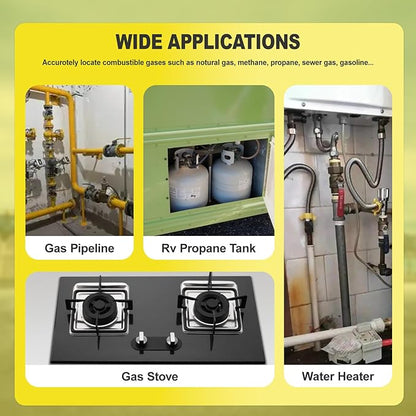 Upgraded 4 Gas Monitor Multi Gas Detector, Yfwsrecinoe Gas Leak Detector - Image 4