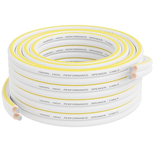 Mygatti 12AWG Speaker Wire 25 FT, 12/2 Gauge Audio Speaker Wire, by Mygatti
