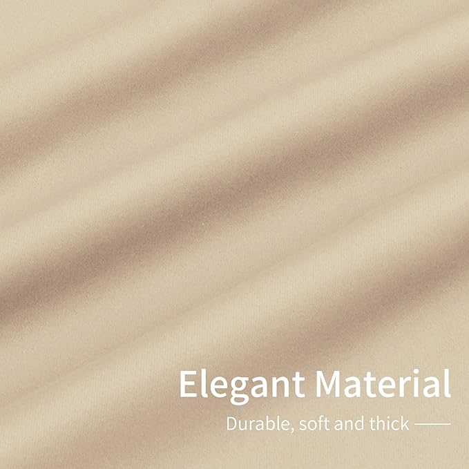 Easy-Going Blackout Curtains for Bedroom, Solid Thermal Insulated Grommet and - Image 6