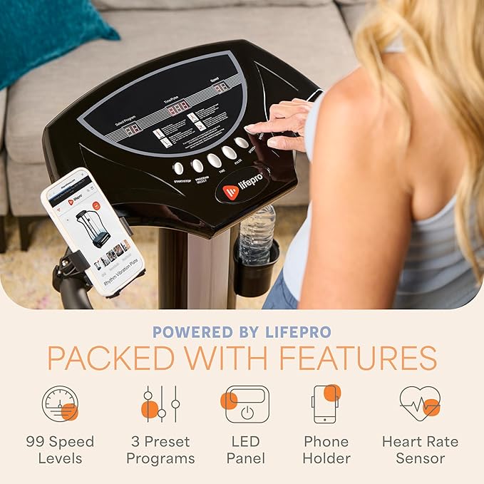 Lifepro Rhythm Vibration Plate Exercise Machine - Image 5