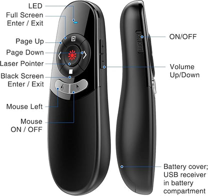 DINOSTRIKE 2 in 1 Type C and USB Presentation Clicker - Image 7
