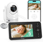 Video Baby Monitor with Camera and Audio, No Wifi or Free App Mode, by Simyke
