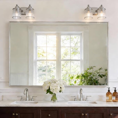 36x55inch Bathroom Mirror, Large Rectangular Wall Mirrors - Image 2