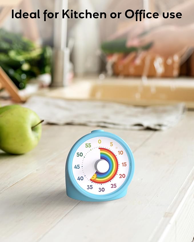 BellMan Visual Timer with Pause Button, 60 Minute Countdown Rainbow Timer - Image 5