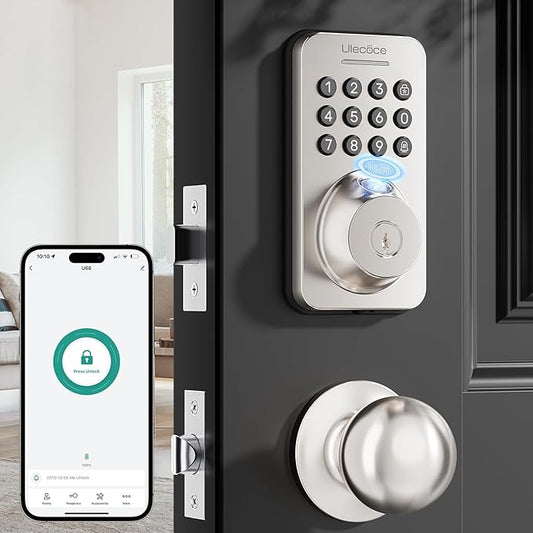 Ulecoce Fingerprint Keypad Deadbolt by Ulecoce