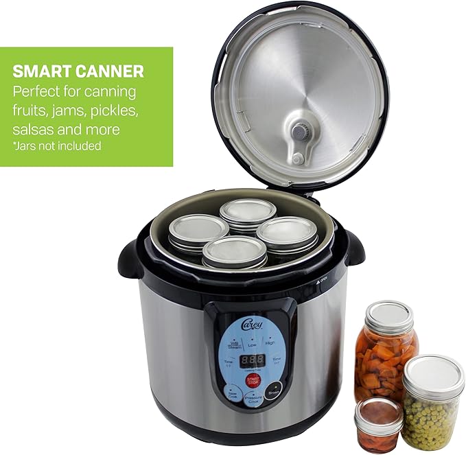 CAREY DPC-9SS Smart Electric Pressure Cooker and Canner, Stainless Steel - Image 4