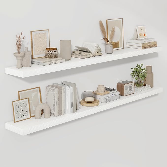Fun Memories 72 Inch Floating Shelves by FunMemories