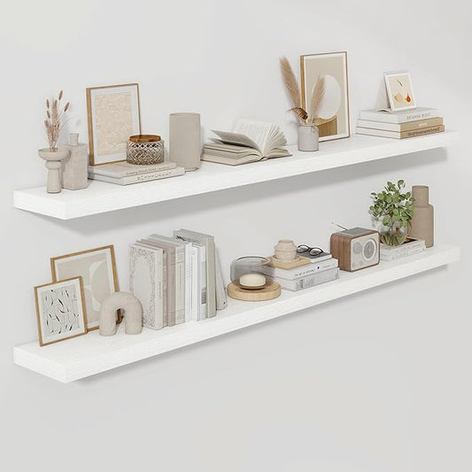Fun Memories 72 Inch Floating Shelves by FunMemories