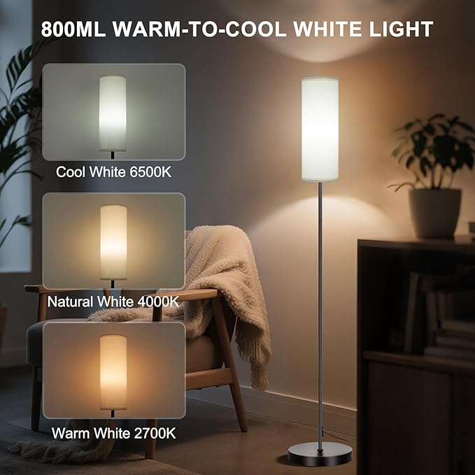 FRIDEKO HOME Floor Lamp, Color Changing Ambient Lighting - Image 3