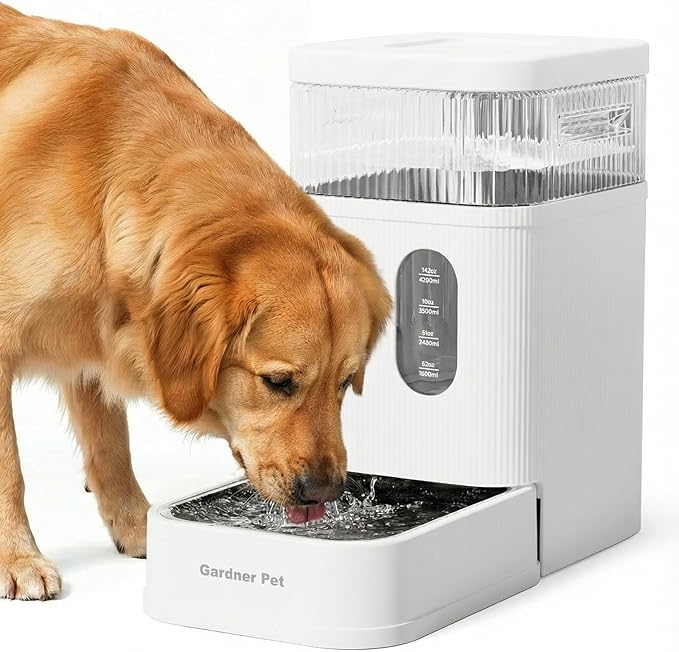 Gardner Pet 2.2 Gallon Automatic Dog Water Bowl Dispenser 8.5L Gravity Water by GardnerPet