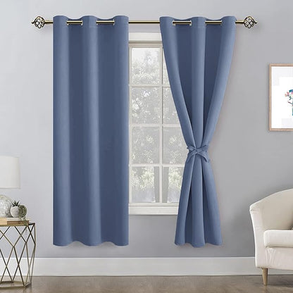 Hiasan Blackout Curtains for Bedroom, 42 x 63 Inches Length - Image 2
