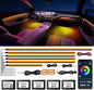 Acrylic Interior Car Lights, WEBUPAR Car Accessories 10 in 1 Car LED Strip by WEBUPAR