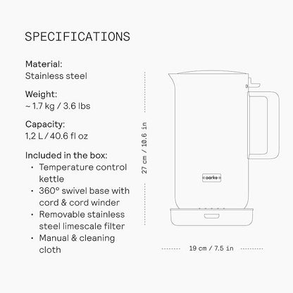 Aarke Stainless Steel Kettle - Image 8