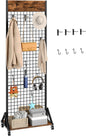 CHOEZON Grid Wall Panel, 2’ x 5.7’ Ft Floor Standing Gridwall Display Rack by Choezon