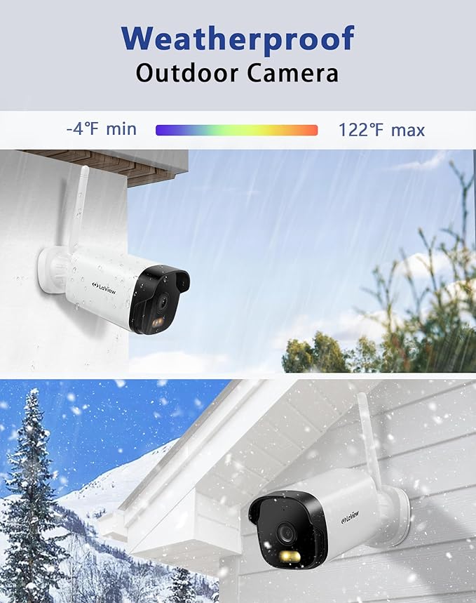 LaView 4K Outdoor Security Cameras, 8MP HD Cameras - Image 8