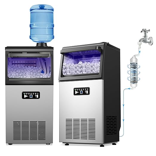 Commercial Ice Maker Machine 100LBS/24H by Amadvi