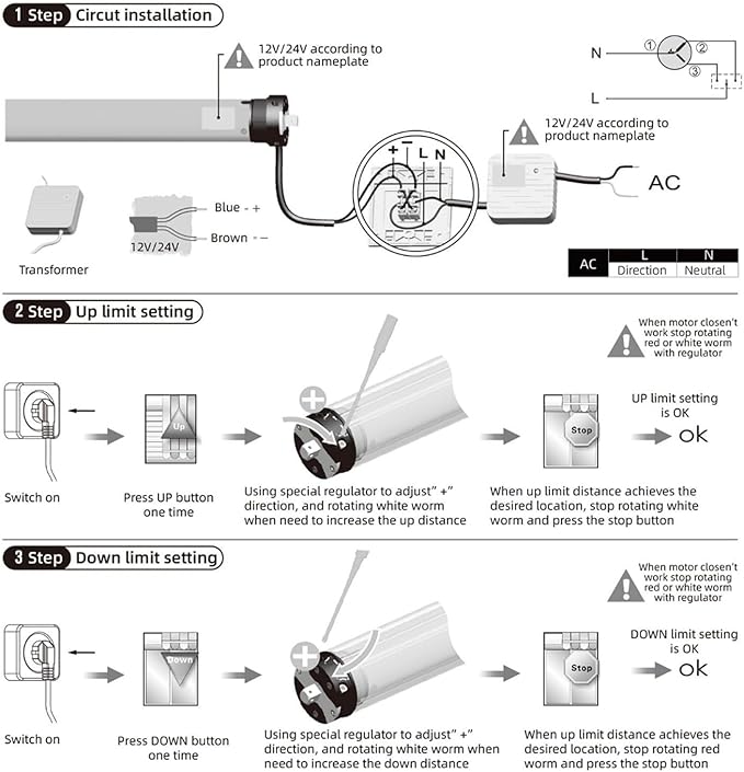 DM25DS 24V RV Electric Roller Shade Motor | Compatible - Image 7
