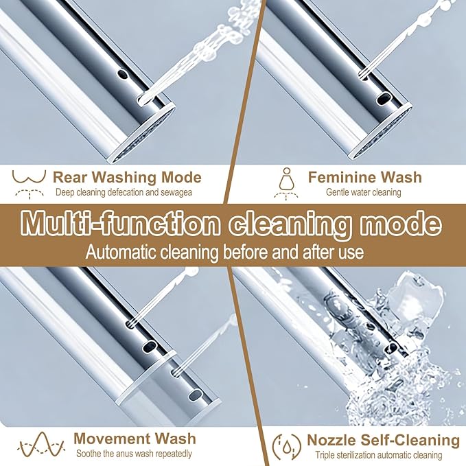 Smart Toilet Bidet with Auto Open Close, One Piece Bidet Toilet with Bidet - Image 4