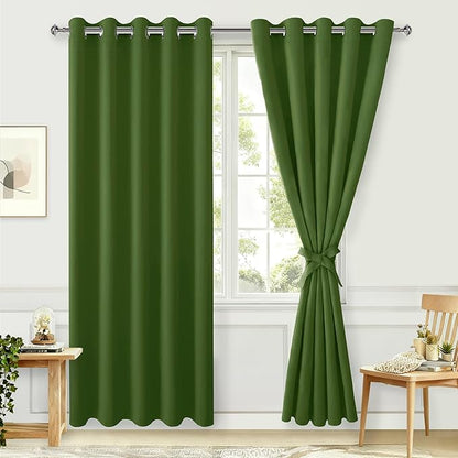 Hiasan Blackout Curtains for Bedroom, 60 x 84 Inches Long by Hiasan