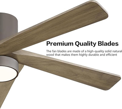 WINGBO 48 Inch Flush Mount DC Ceiling Fan - Image 6