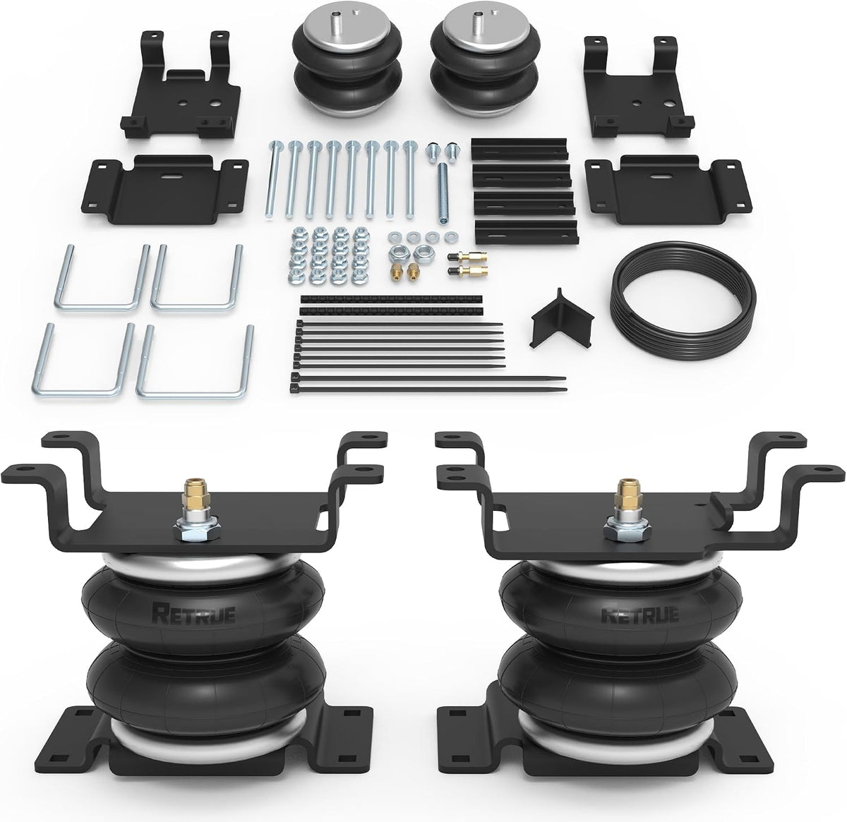 retrue rear air bags suspension kit for 2005-2020, main product view