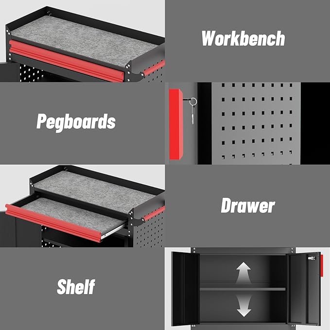 Rolling Garage Cabinets, Garage Storage Cabinet - Image 5