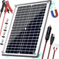 POWOXI Solar Panel Kit 12V 20W Magnetic + MPPT Charge Controller Waterproof by POWOXI