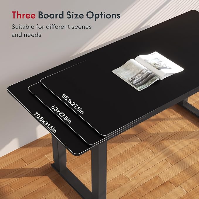 SANODESK 4-Leg Standing Desk, Electric Height Adjustable Desk - Image 6