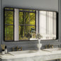 ISKM 60x30 Inch Black Framed Mirrors by ISKM-IStillKeepMovin