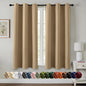 MIULEE Taupe Brown Blackout Curtains by MIULEE