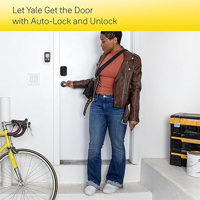 Yale Home Assure Lock 2 Deadbolt, Satin Nickel Keyless Entry Door Lock - Image 2