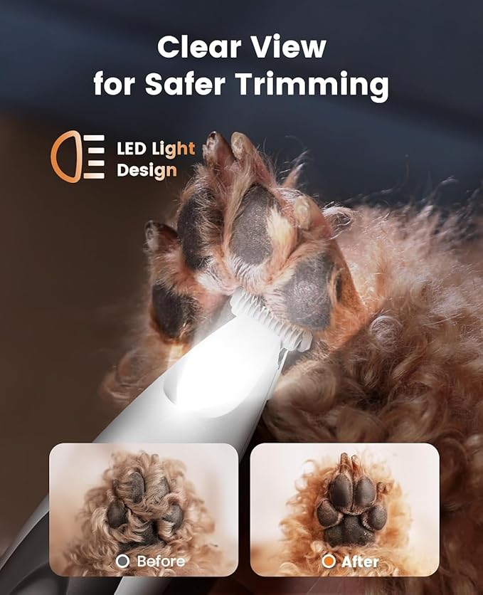 oneisall 2 in 1 Quiet Paw Trimmer and Dog Nail Grinder - Image 3