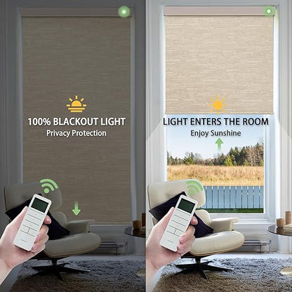 Motorized Blinds with Remote, Automatic Shades Work with Alexa/Google/Apple Home - Image 2