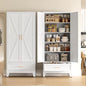 COFaR Metal Storage Cabinet, Farmhouse Storage Cabinet by COFAR